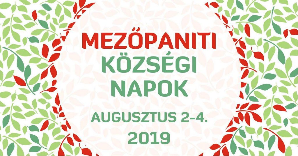 Mezőpaniti Községi Napok 2019