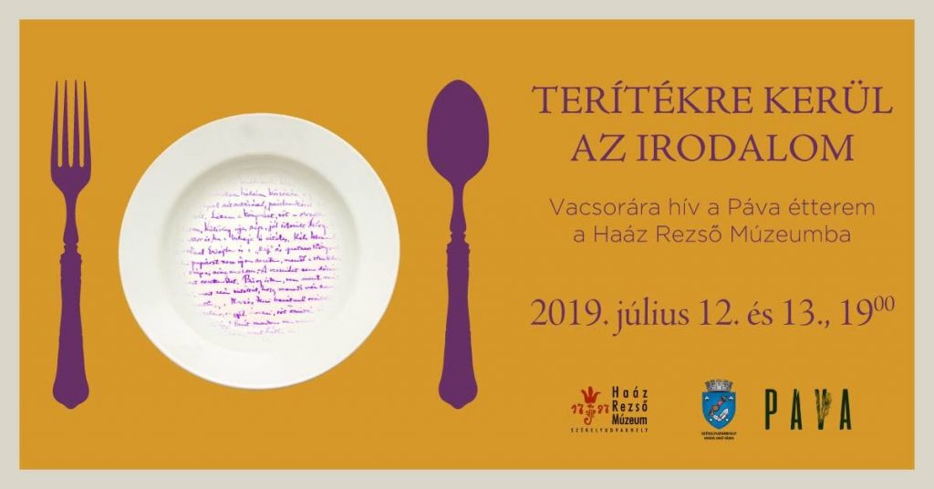 Vacsora a múzeumban - Terítékre kerül az irodalom
