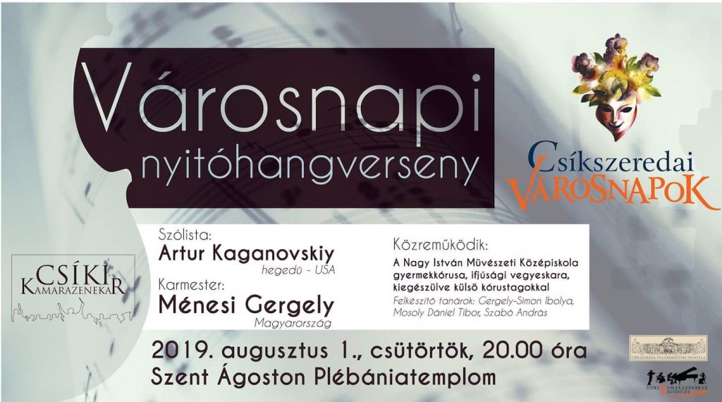 Városnapi nyitóhangverseny - Csíkszeredai Városnapok