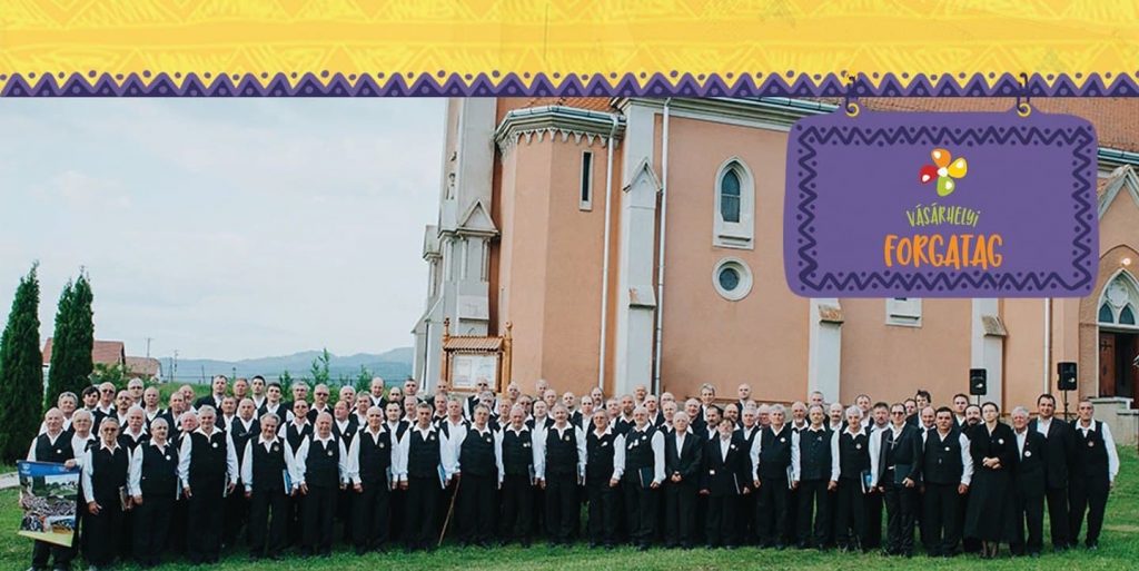 A 100 tagú székely férfikórus előadása - Vásárhelyi Forgatag