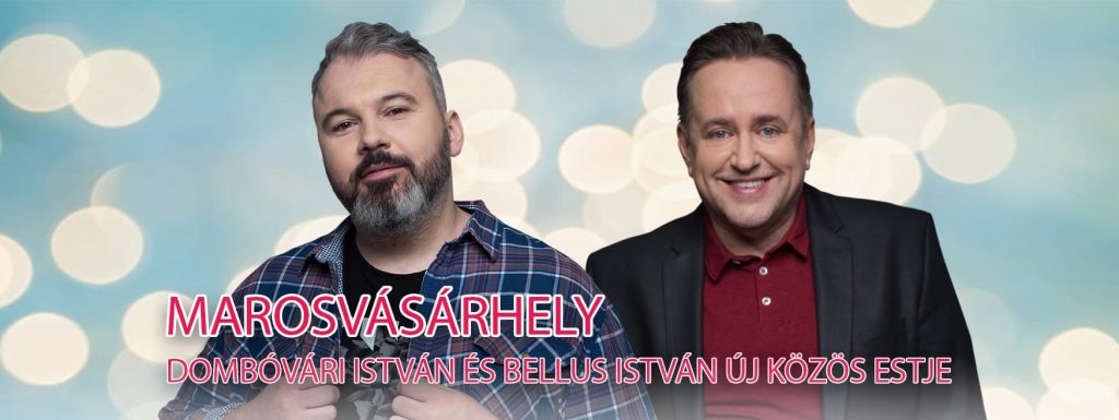 Dombóvári István és Bellus István közös estje Marosvásárhelyen