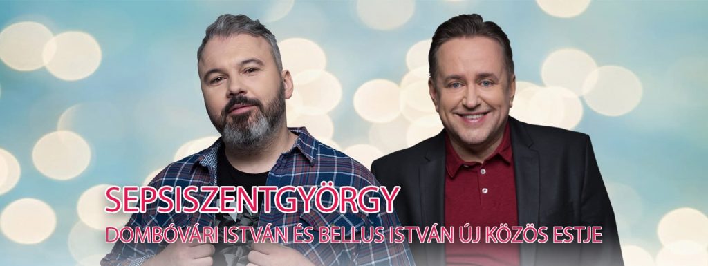Dombóvári István és Bellus István közös estje Sepsiszentgyörgyön