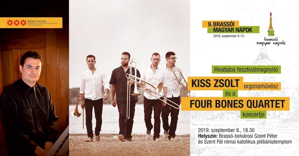 Kiss Zsolt orgonaművész és a Four Bones Quartet koncertje