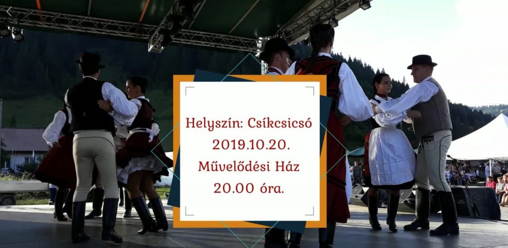 Folklórműsor Csíkcsicsóban
