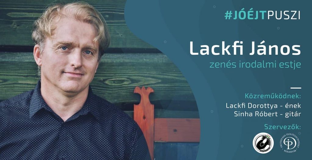 Lackfi János zenés irodalmi estje │#jóéjtpuszi