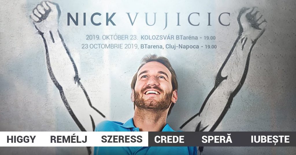 Nick Vujicic - Kolozsvár - Ez az a nap!:Nem Adom Fel
