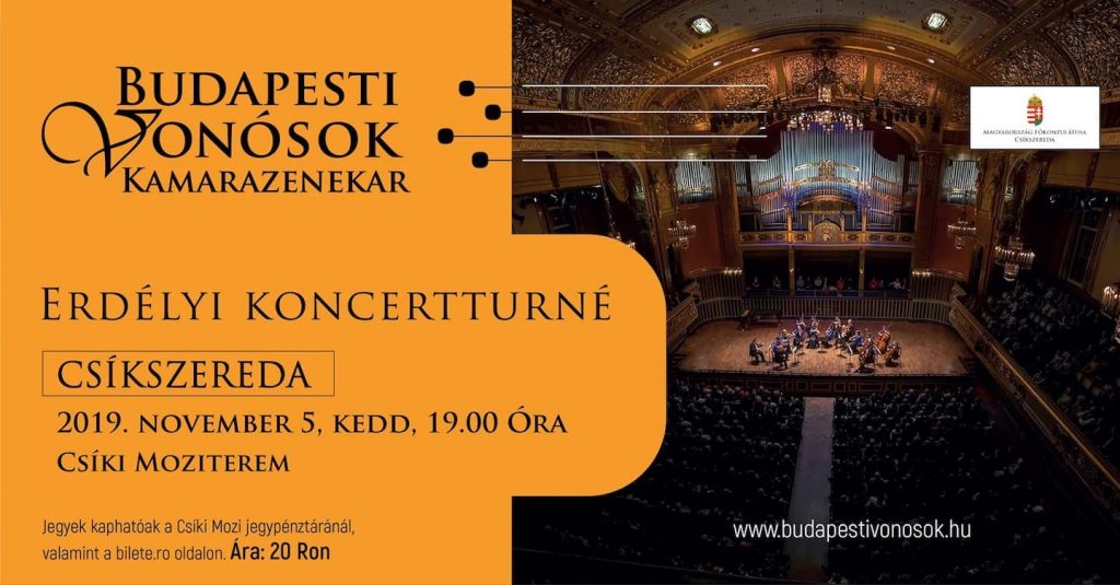 Csíkszeredában a Budapesti Vonósok Kamarazenekar