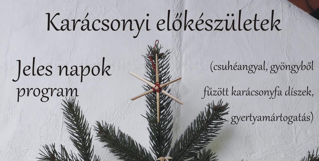 Karácsonyi előkészület - Kézműves foglalkozások - December 2.
