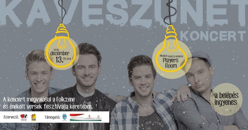 Kávészünet koncert | Székelyudvarhely - december 13.