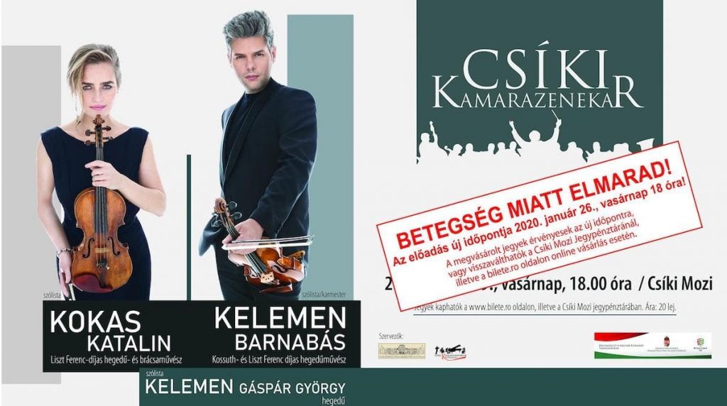 A Csíki Kamarazenekar hangversenye