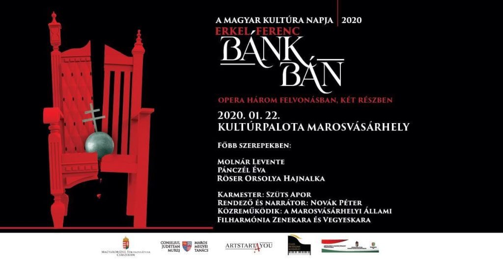 Erkel Ferenc- Bánk bán operaelőadás a Kultúrpalotában - Január 22.