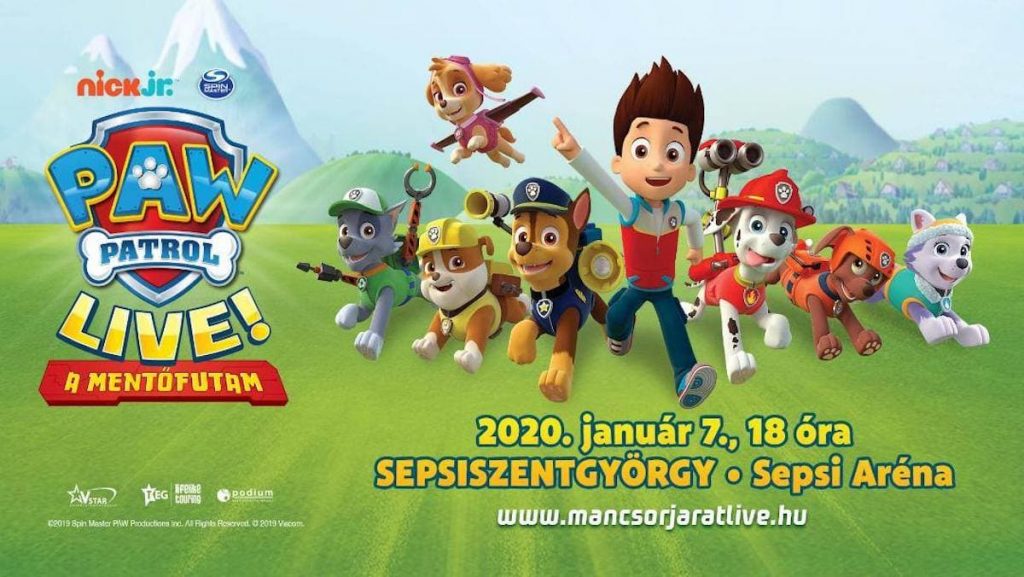 Mancs őrjárat Live! Mesemusical - Sepsiszentgyörgy - január 7.