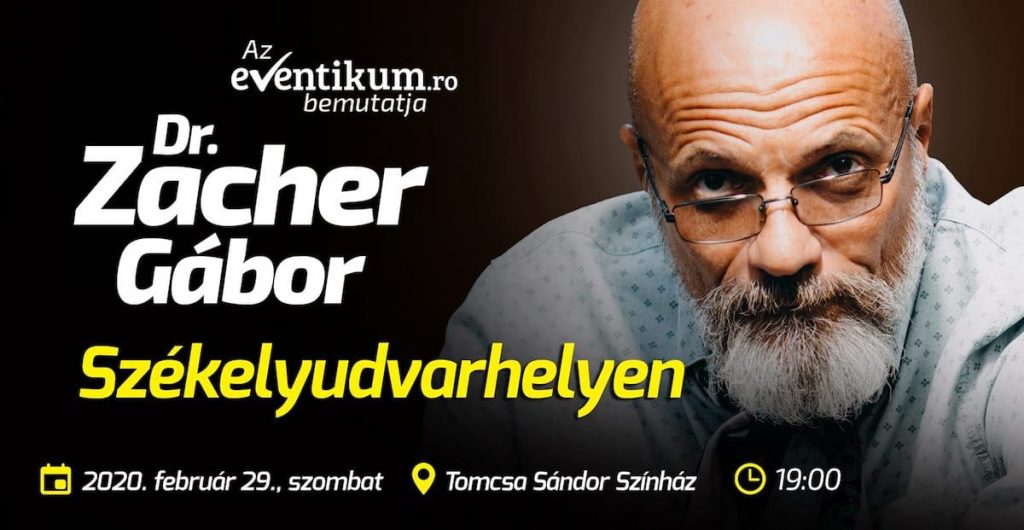 Dr. Zacher Gábor Székelyudvarhelyen | Betépett álmodozók - Február 29.