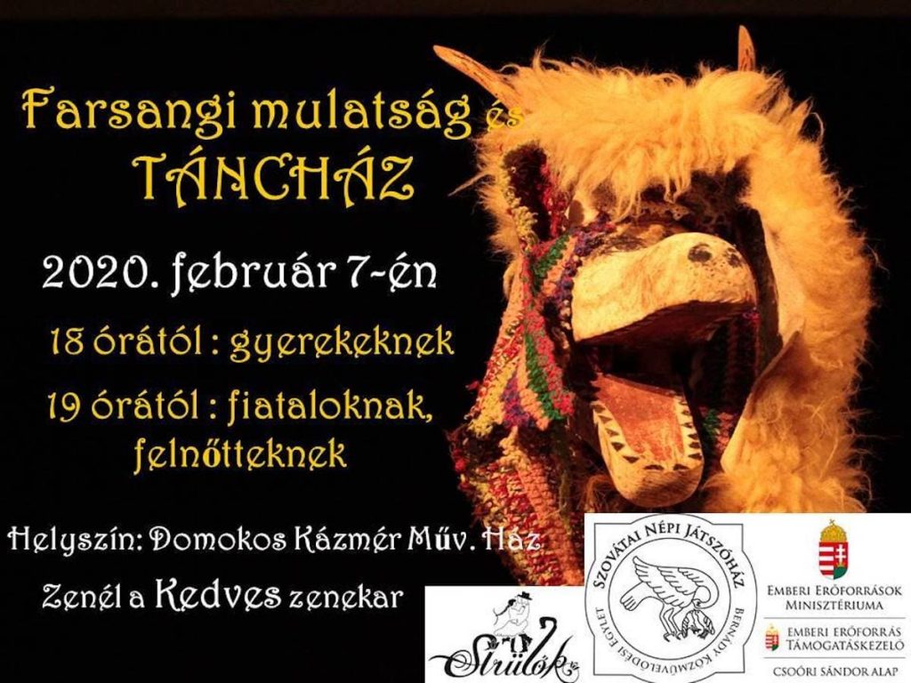 Farsangi mulatság és táncház - Február 7.