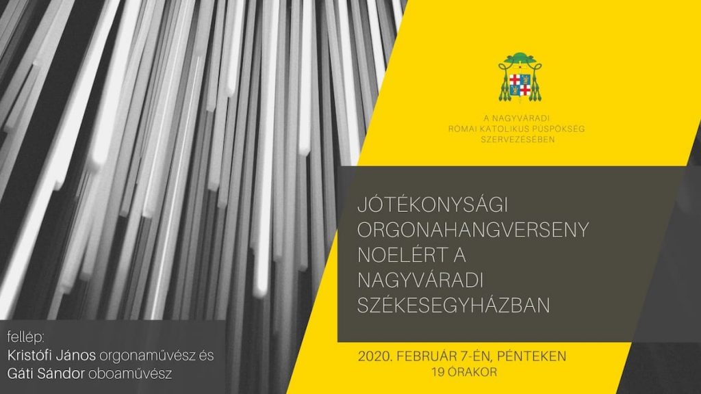 Jótékonysági orgonahangverseny Noelért a székesegyházban - Február 7.