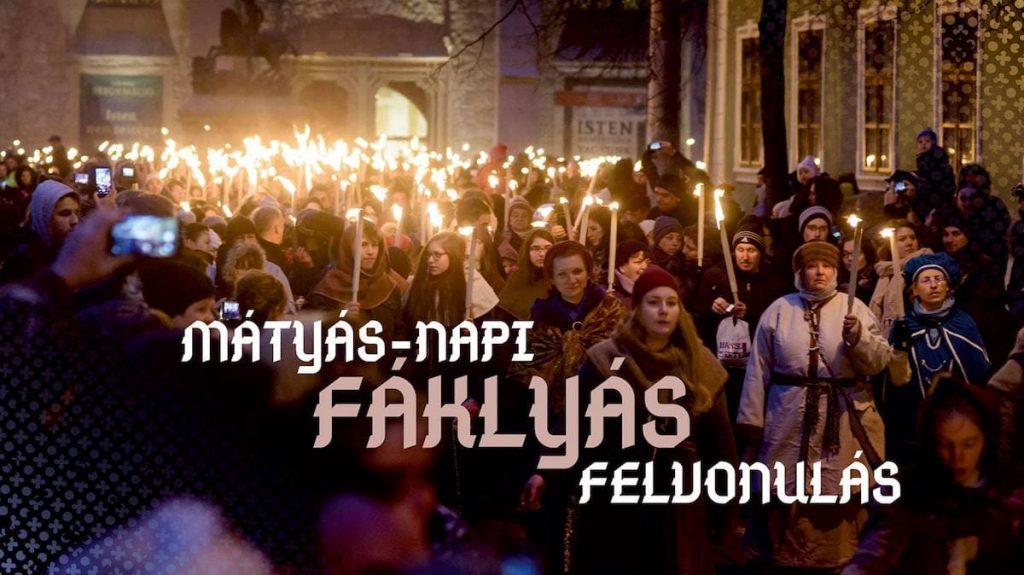Mátyás-napi fáklyás felvonulás - Kolozsvár - Február 23.