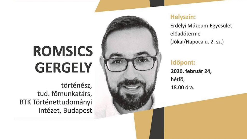 Trianon és a magyar külpolitikai gondolkodás - Előadás - Kolozsvár - Február 24.