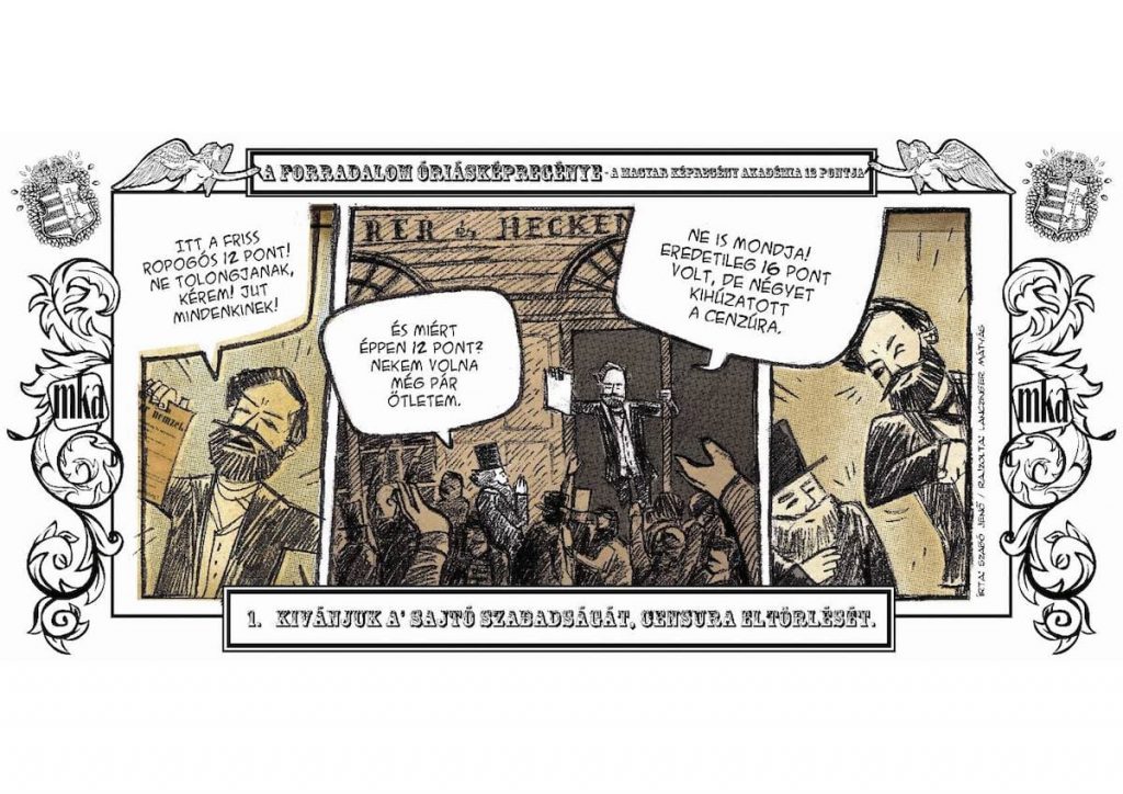 A Forradalom Óriásképregénye - Nagyvárad - Március 15.
