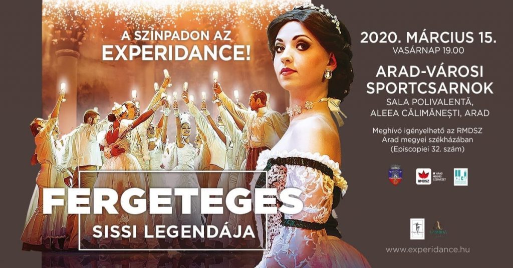Fergeteges – Sissi legendája díszelőadás - Arad - Március 15.