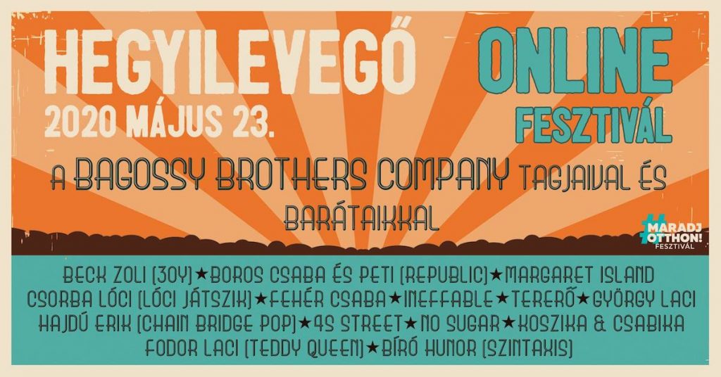 Hegyilevegő Online Fesztivál - Május 23.